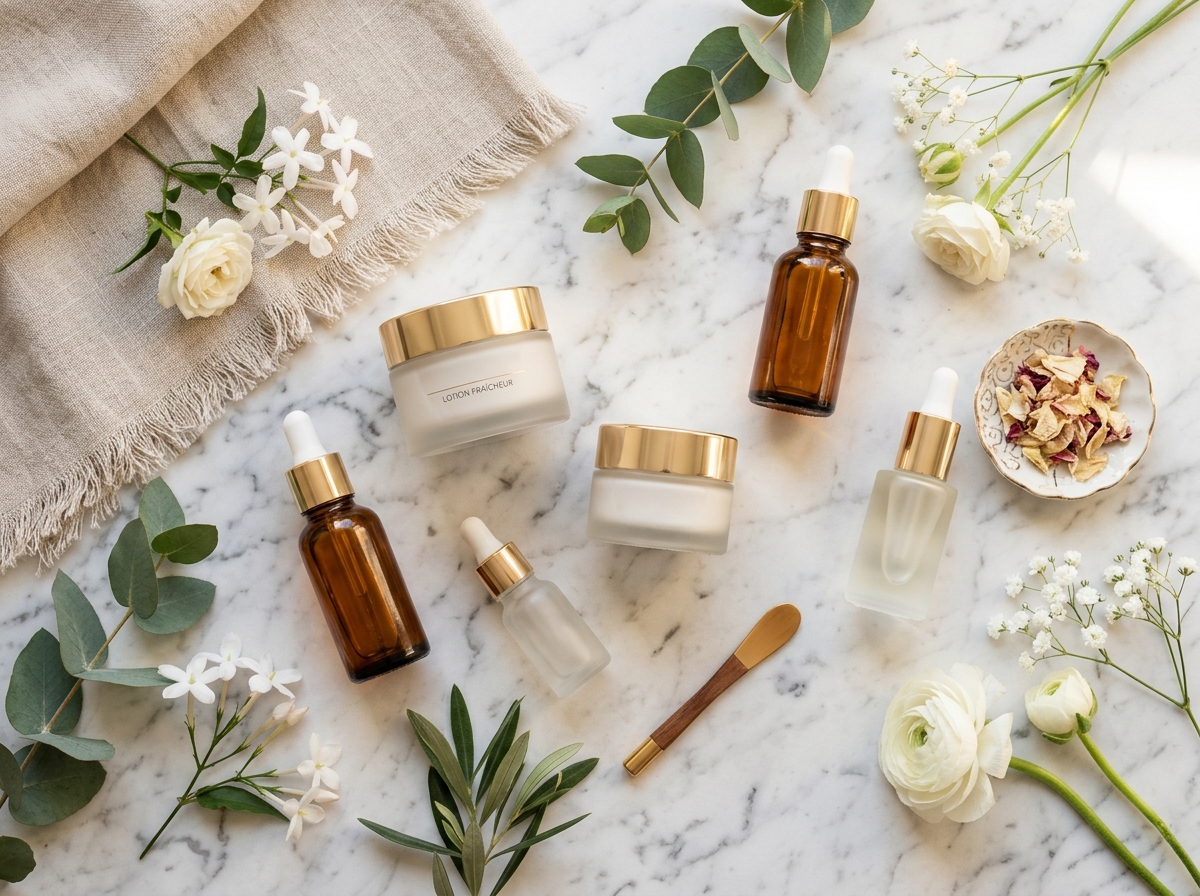 Produkty kosmetyczne używane w Natural Beauty Studio